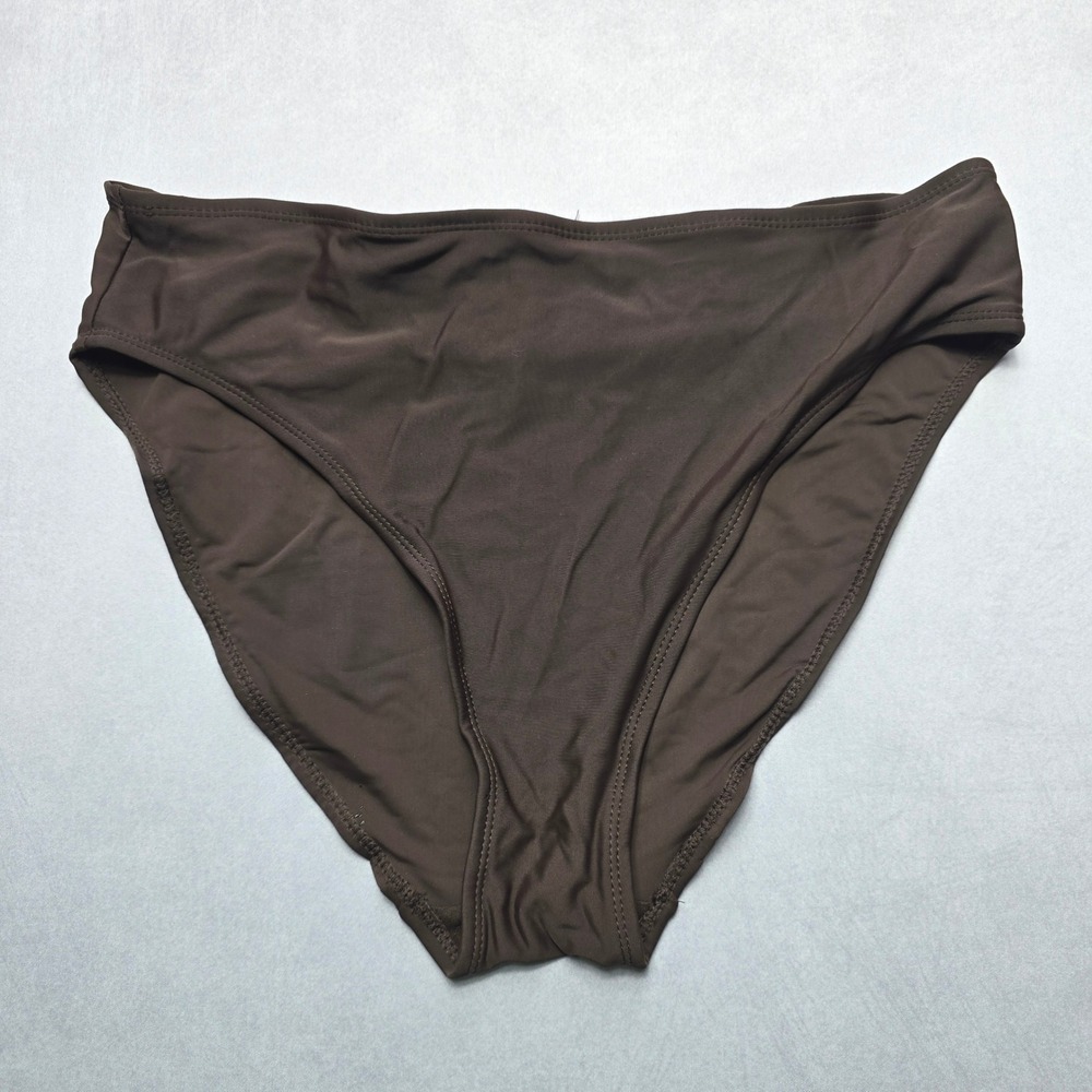 Envya Brown Swim Beach Cheeky Flirty Boho Bikini Bottom L‎ Large 12